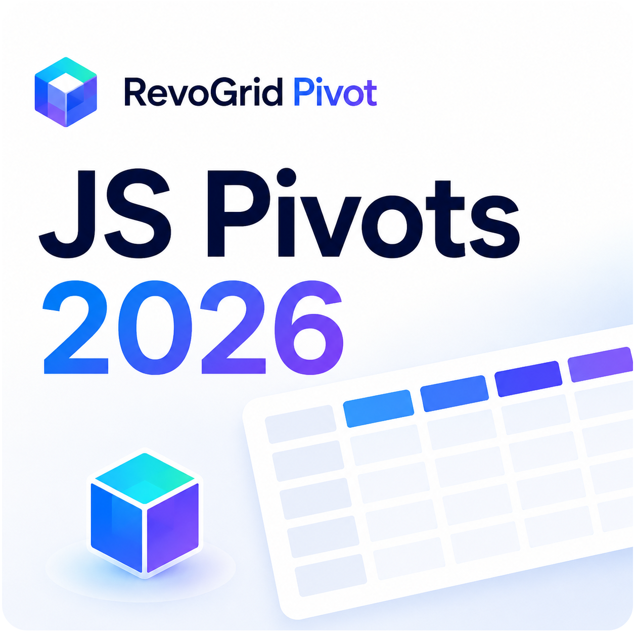 RevoGrid Pivot analytics preview
